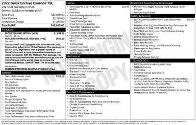 2022 Buick Enclave Essence