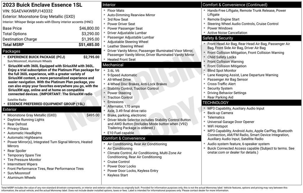 2023 Buick Enclave Essence