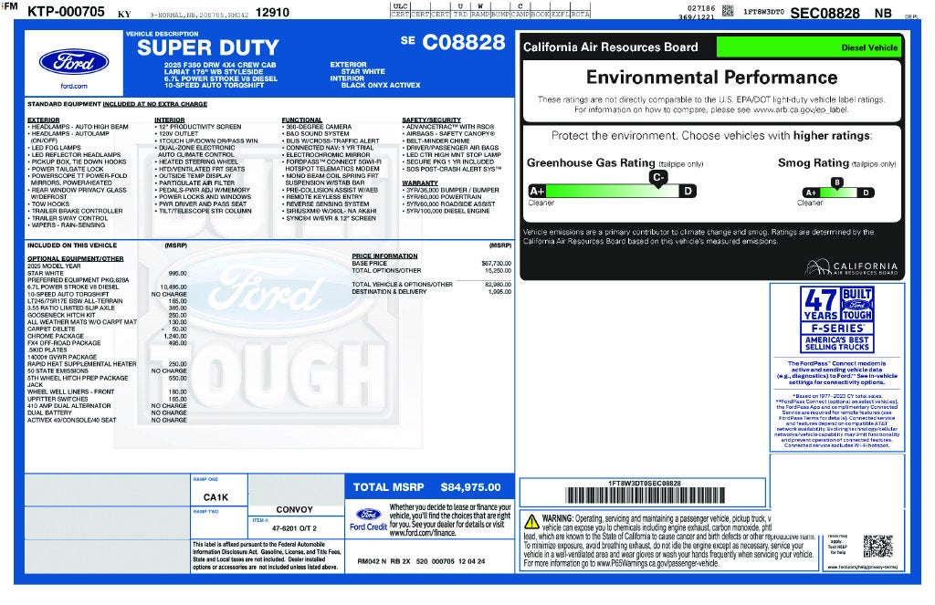 2025 Ford F-350SD Lariat DRW