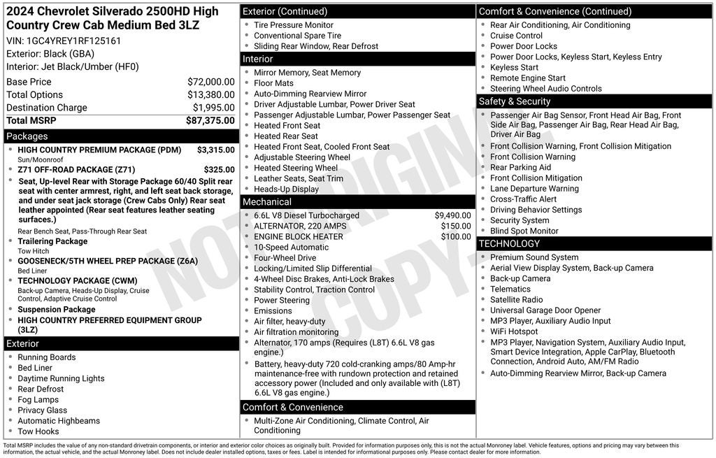 2024 Chevrolet Silverado 2500HD High Country
