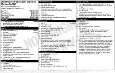 2022 Chevrolet Colorado LT