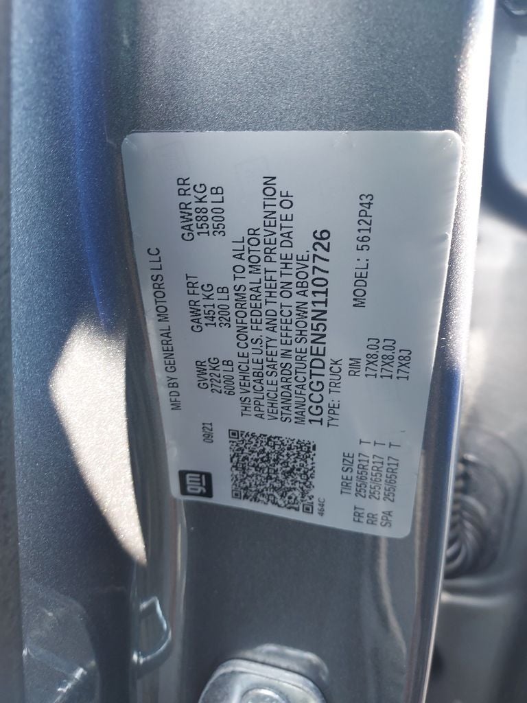 2022 Chevrolet Colorado Z71