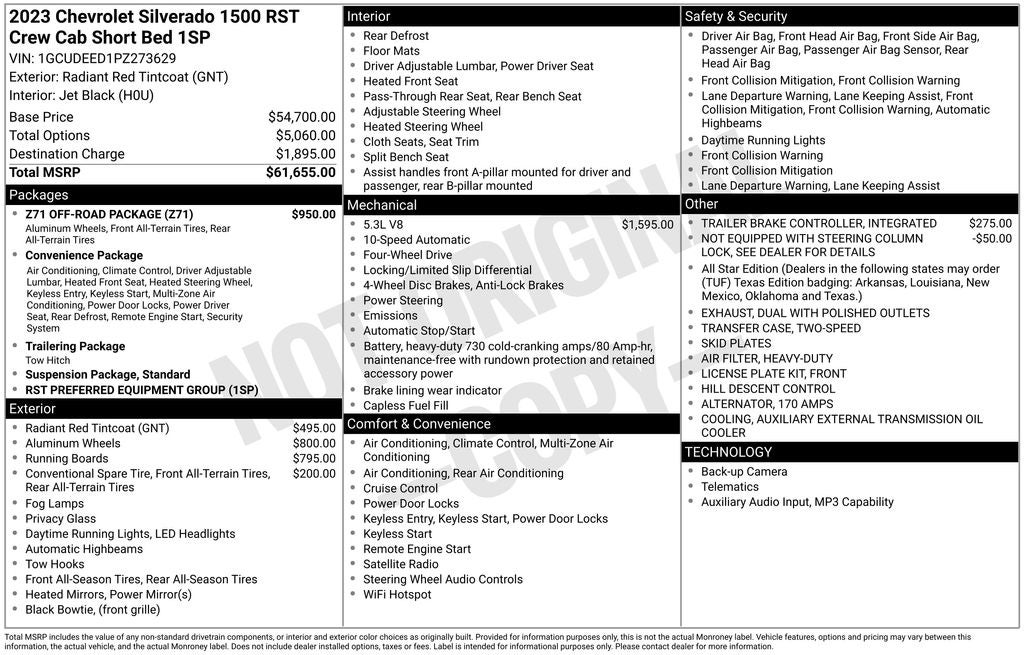 2023 Chevrolet Silverado 1500 RST