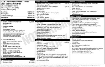 2026 Chevrolet Silverado 1500 LT Texas Edition