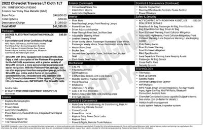 2022 Chevrolet Traverse LT 1LT