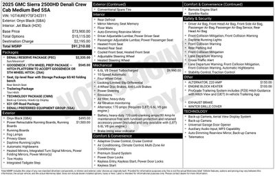 2025 GMC Sierra 2500HD Denali
