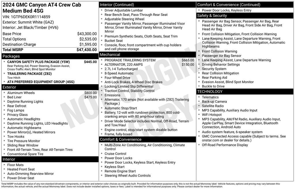 2024 GMC Canyon AT4