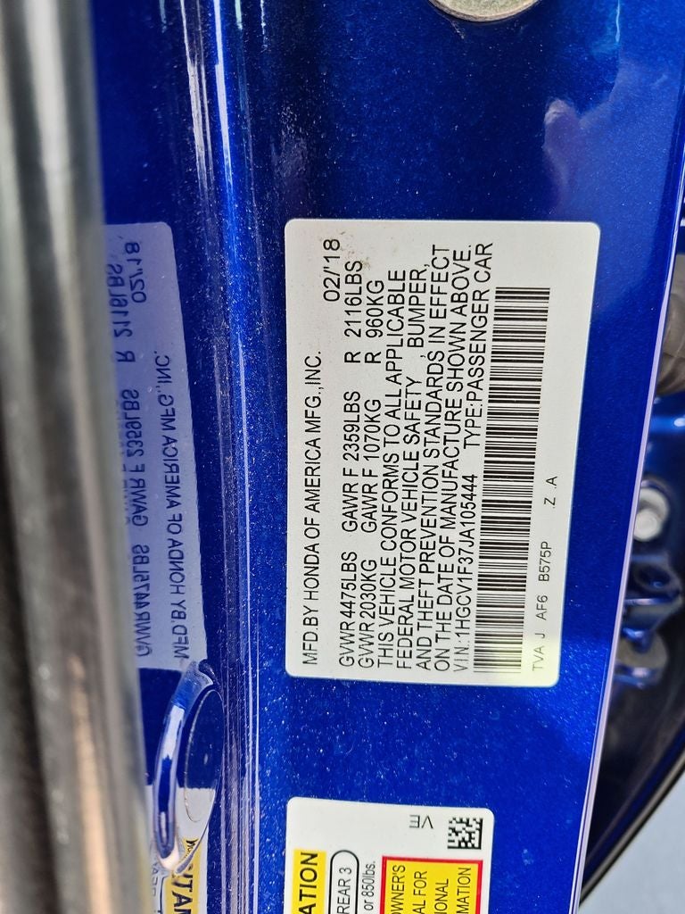 2018 Honda Accord Sport