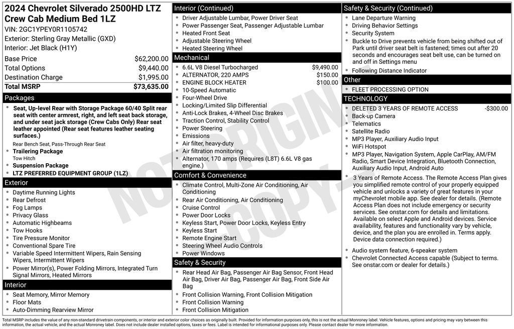 2024 Chevrolet Silverado 2500HD LTZ