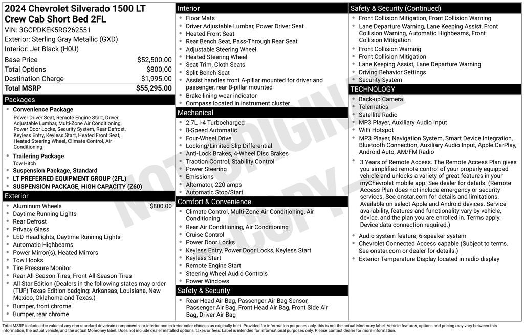 2024 Chevrolet Silverado 1500 LT Texas Edition