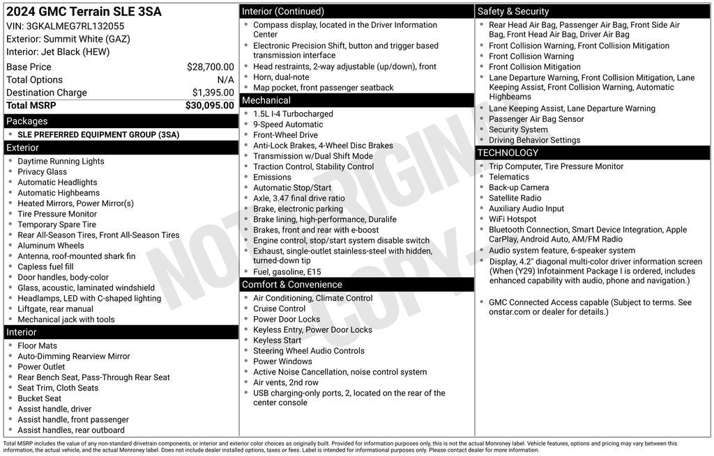 2024 GMC Terrain SLE