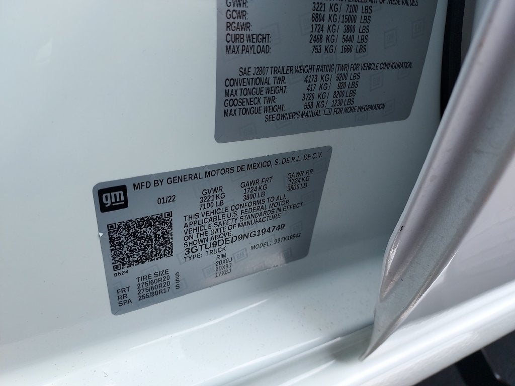 2022 GMC Sierra 1500 Limited SLT