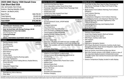 2025 GMC Sierra 1500 Denali