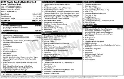 2024 Toyota Tundra Hybrid Limited