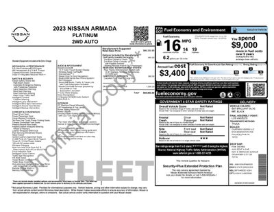 2023 Nissan Armada Platinum