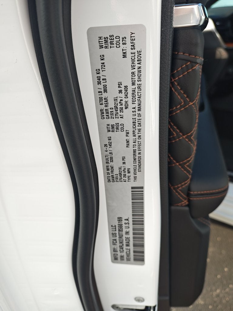 2026 Jeep Grand Cherokee L Summit