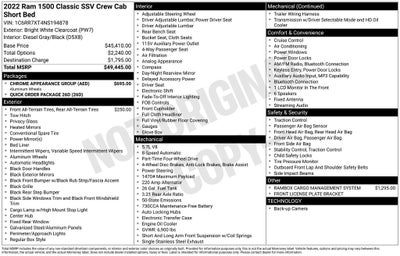 2022 RAM 1500 Classic SSV