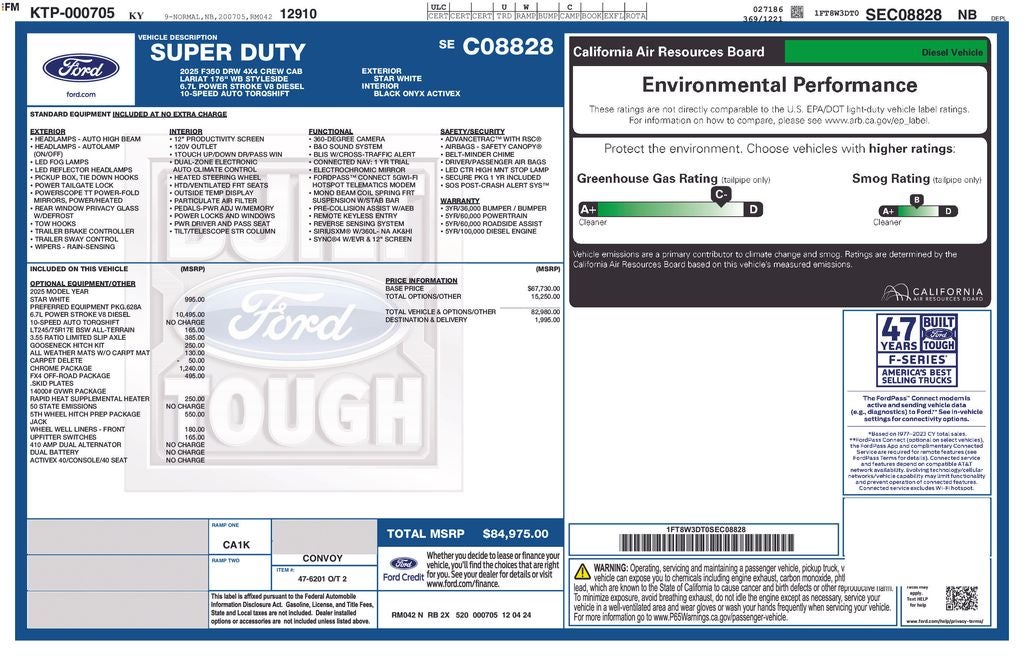 2025 Ford F-350SD Lariat DRW