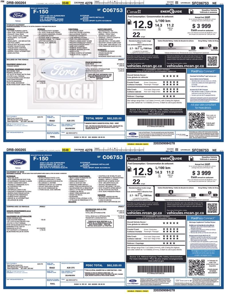 2025 Ford F-150 Tremor