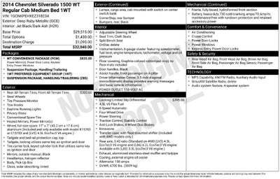 2014 Chevrolet Silverado 1500 Work Truck