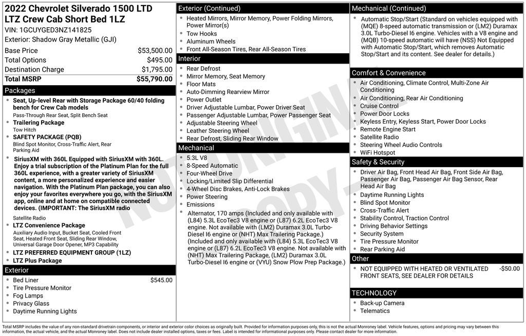 2022 Chevrolet Silverado 1500 LTD LTZ