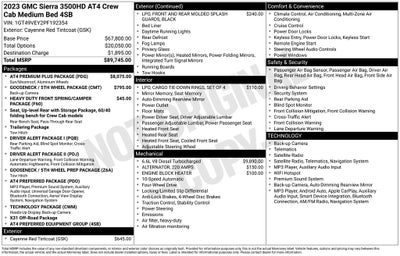 2023 GMC Sierra 3500HD AT4