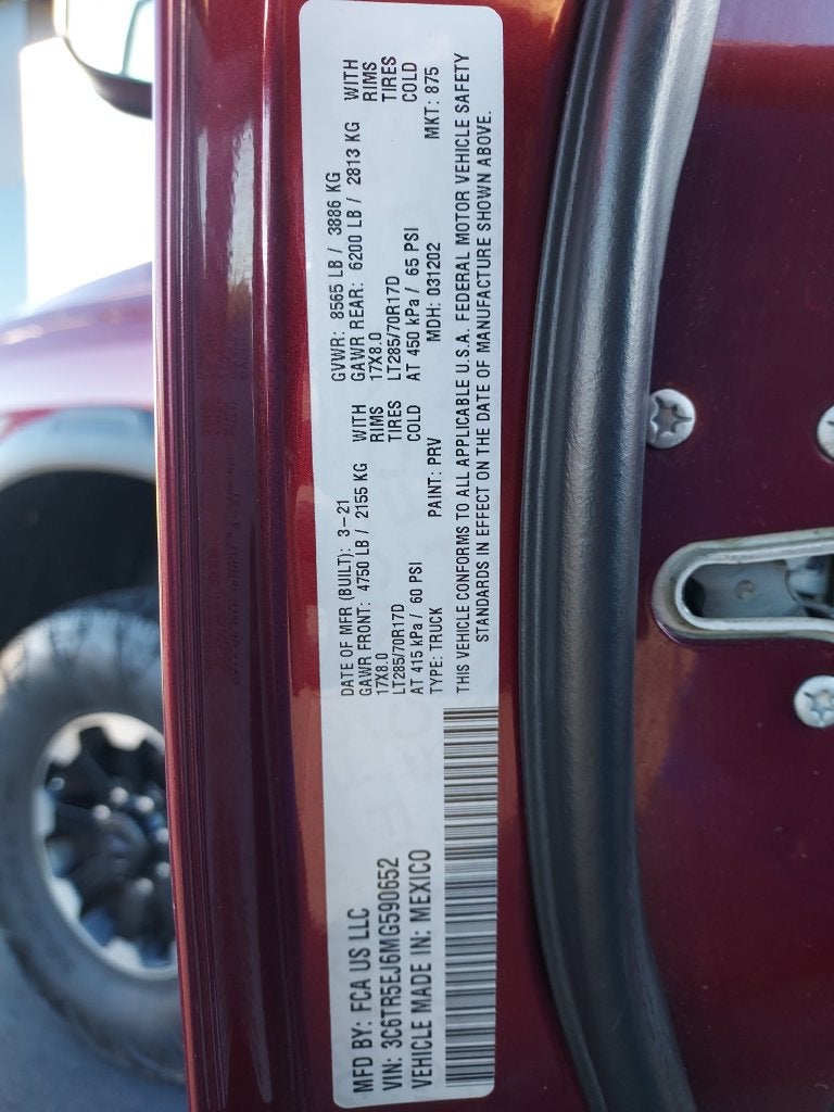 2021 RAM 2500 Power Wagon