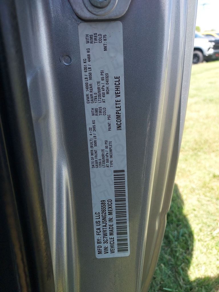 2022 RAM 3500 Tradesman