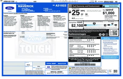2025 Ford Maverick XL