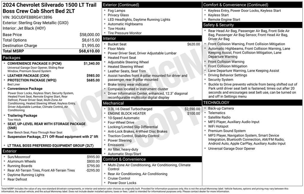 2024 Chevrolet Silverado 1500 LT Trail Boss