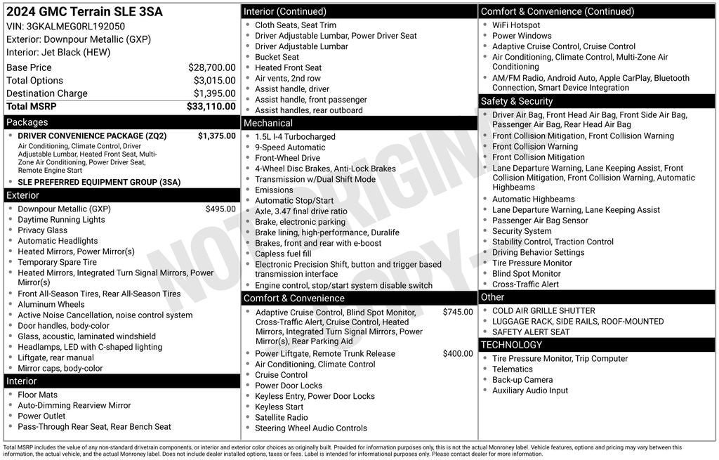 2024 GMC Terrain SLE