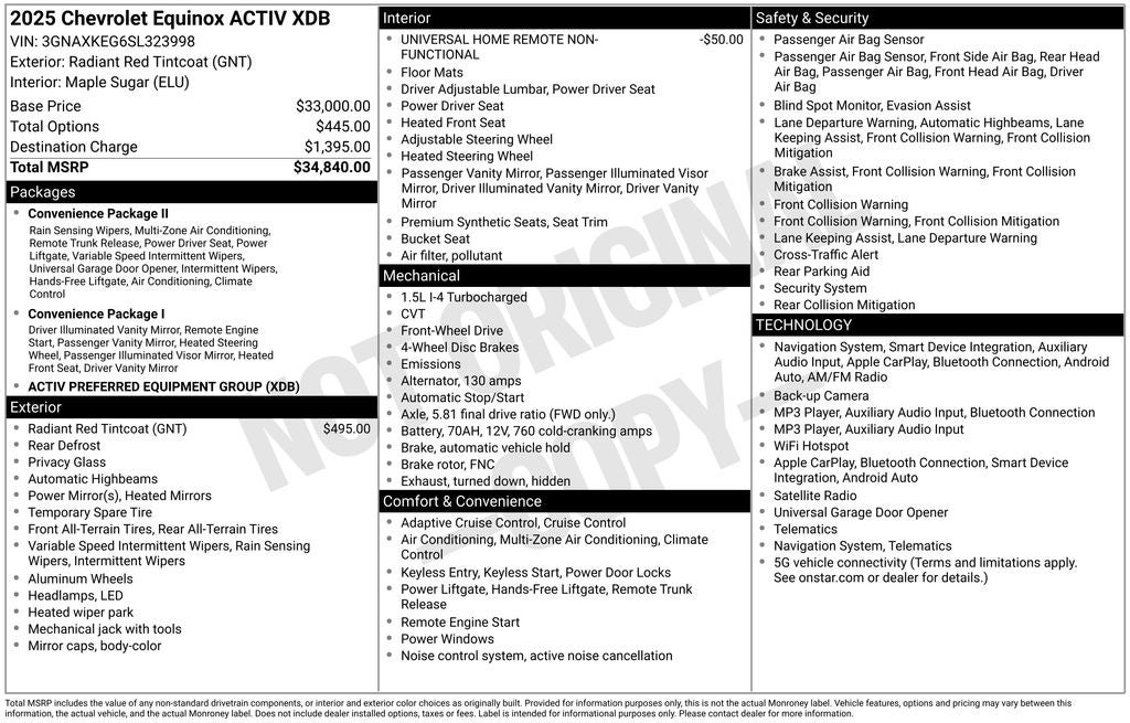 2025 Chevrolet Equinox ACTIV