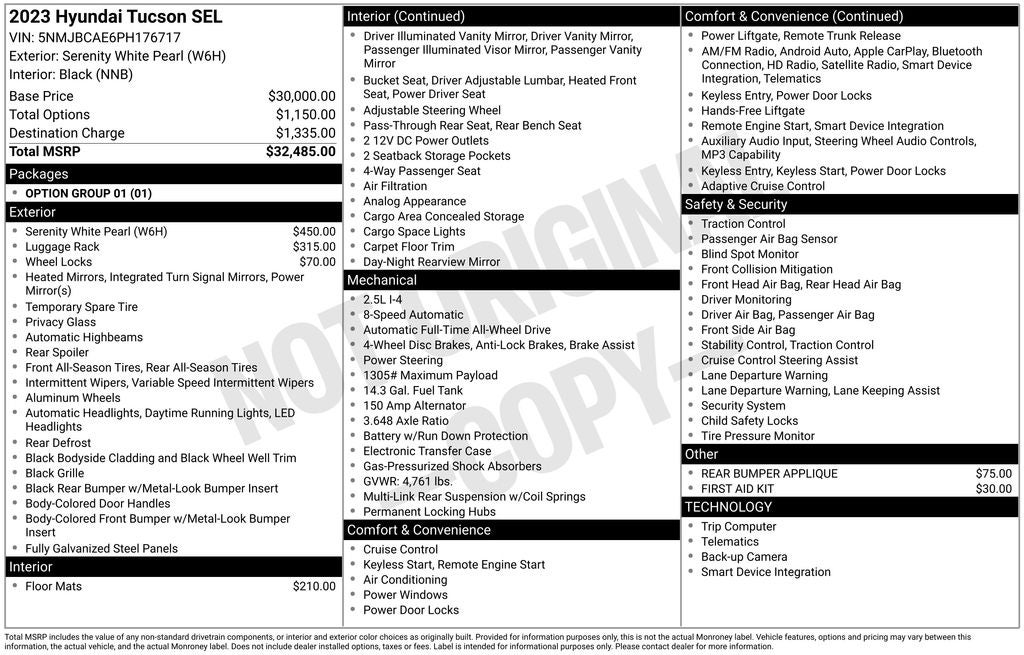 2023 Hyundai Tucson SEL