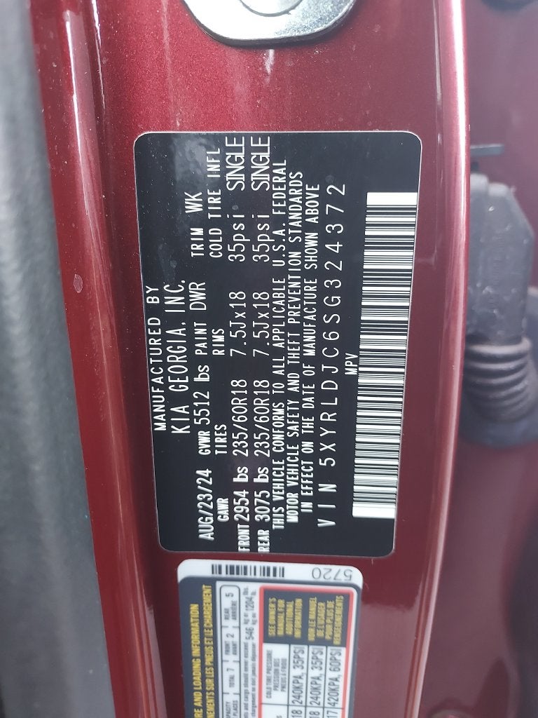 2025 Kia Sorento S