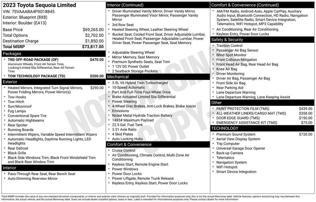 2023 Toyota Sequoia Limited