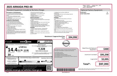 2025 Nissan Armada PRO-4X