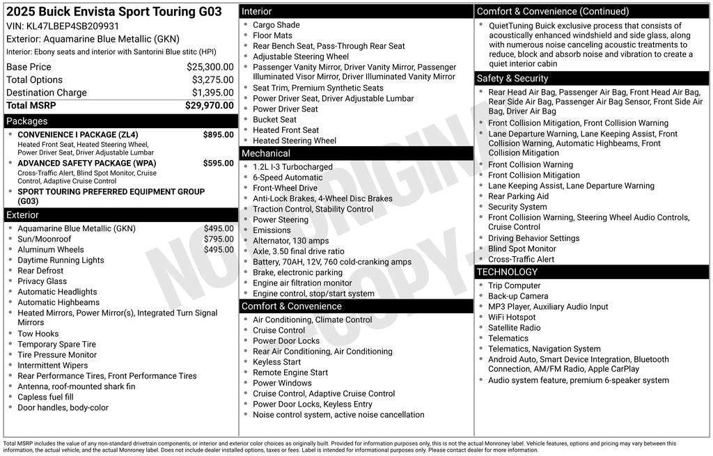 2025 Buick Envista Sport Touring