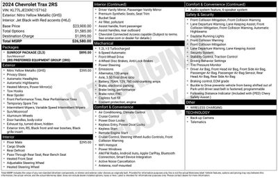 2024 Chevrolet Trax 2RS