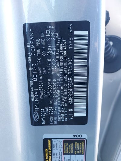 2024 Hyundai Palisade SEL 7 Passenger