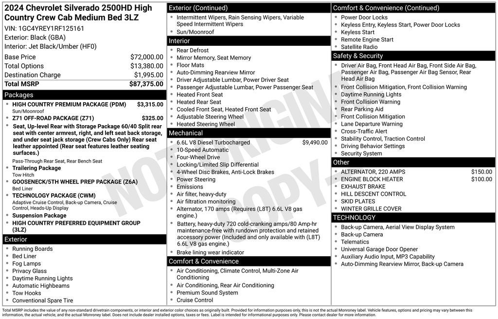 2024 Chevrolet Silverado 2500HD High Country