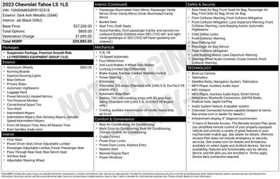 2023 Chevrolet Tahoe LS