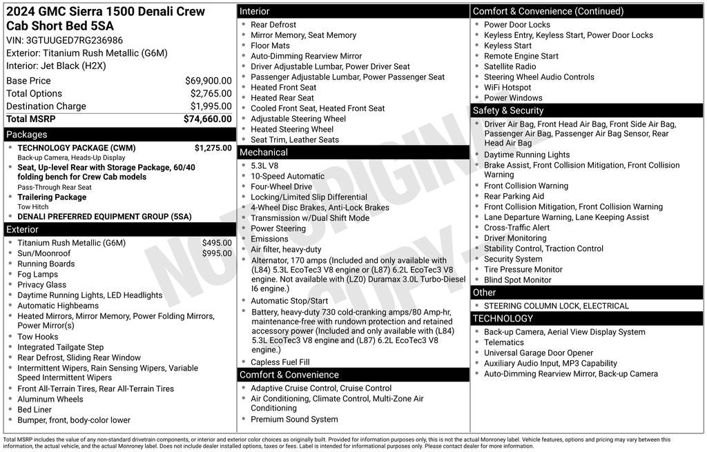 2024 GMC Sierra 1500 Denali