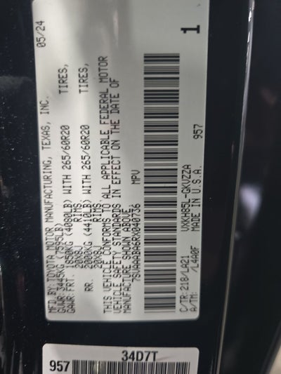 2024 Toyota Sequoia Platinum