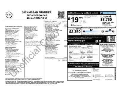 2023 Nissan Frontier PRO-4X