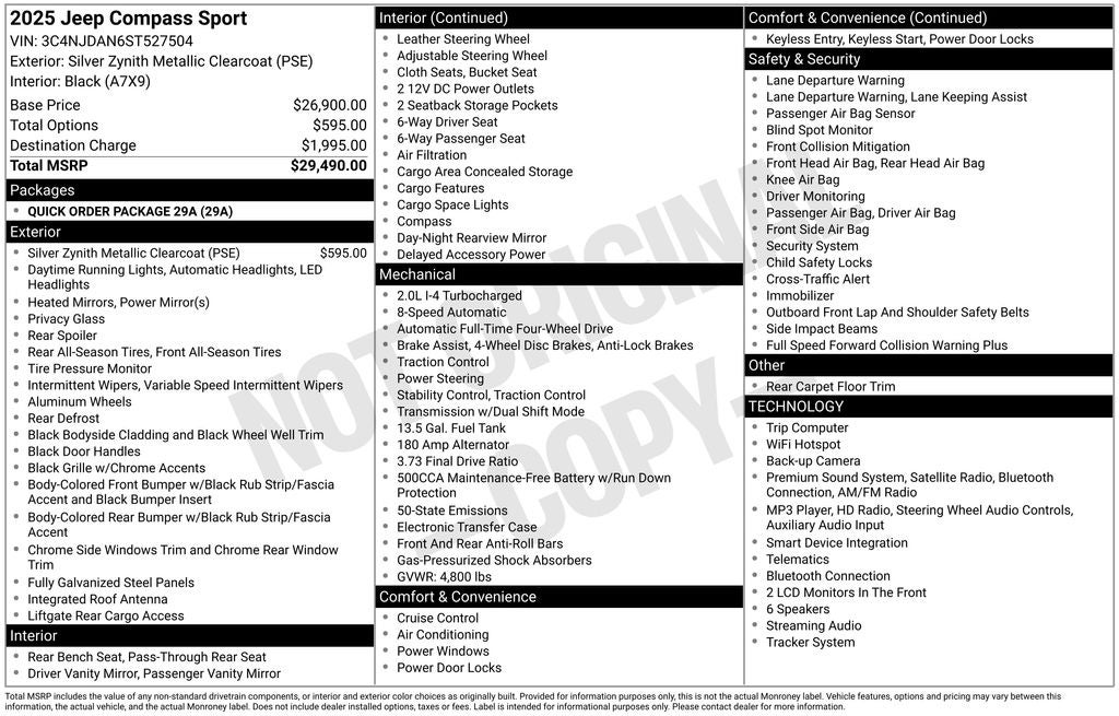 2025 Jeep Compass Sport