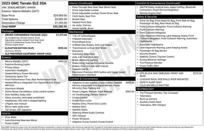 2023 GMC Terrain SLE