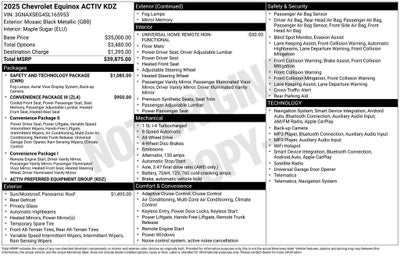 2025 Chevrolet Equinox ACTIV