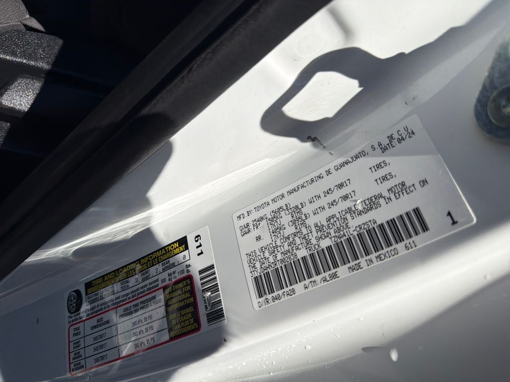 2024 Toyota Tacoma SR