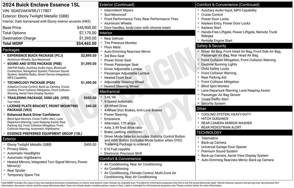 2024 Buick Enclave Essence