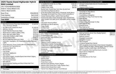 2025 Toyota Grand Highlander Hybrid MAX Limited